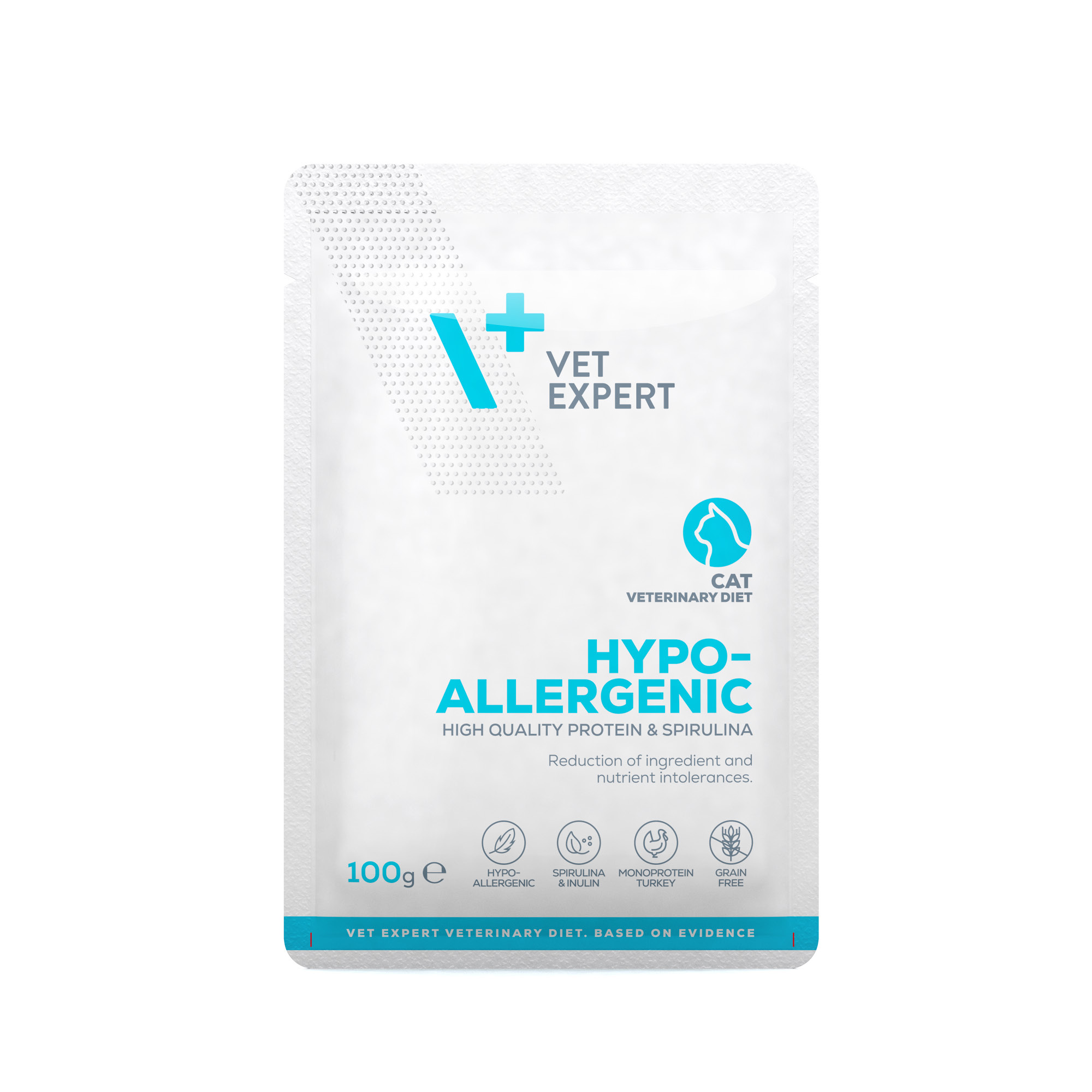 VET EXPERT HYPOALLERGENIC CAT saszetka 100g - mokra karma weterynaryjna dla kotów