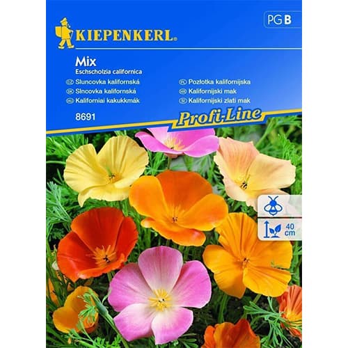 1 szt, Mák, színkeverék - Magok: Mod de ambalare: 1 db