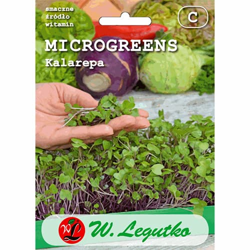 1 szt, Microgreen - Kohlrabi - Samen: Ilość w opakowaniu: 4 g