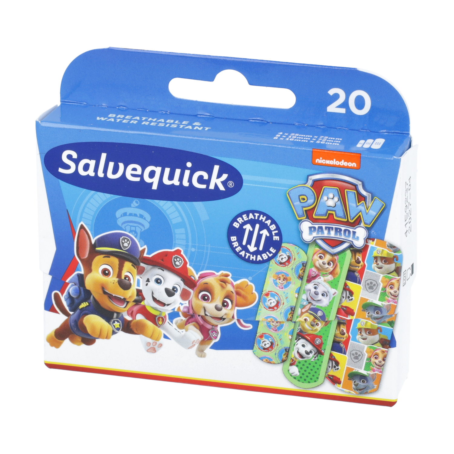 Salvequick psi patrol - plastry, 20 sztuk