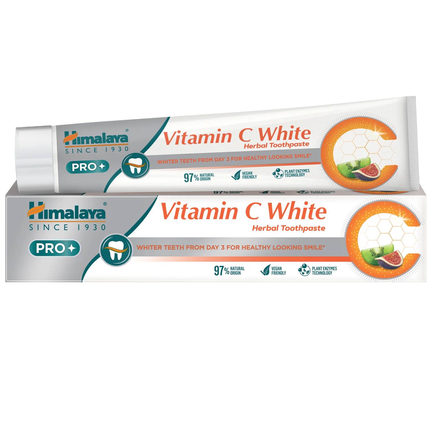 Himalaya pro vitamin c white - ziołowa pasta do zębów, 75 ml