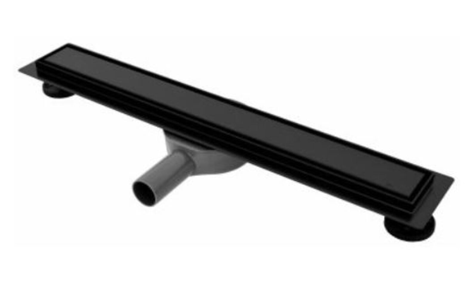 LaVita Plate Black odpływ prysznicowy 60 cm liniowy czarny