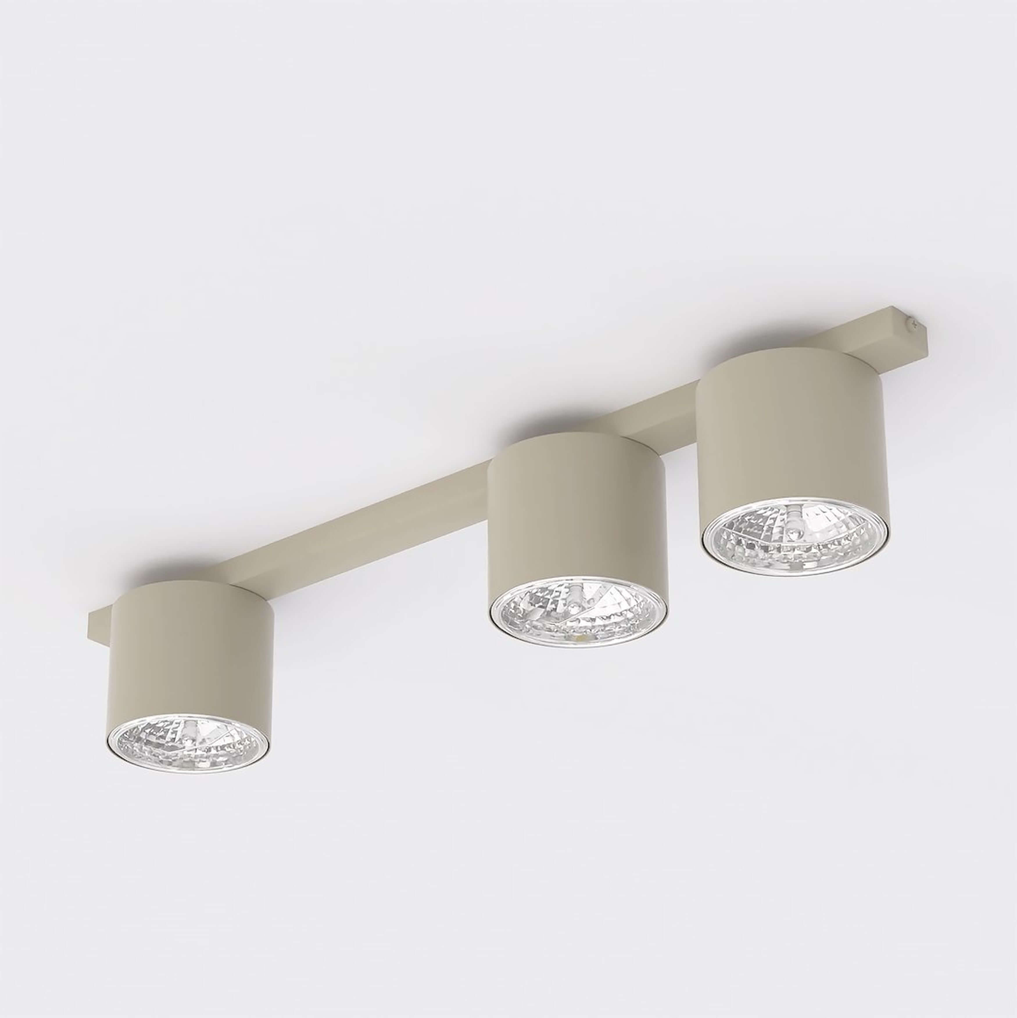 Emibig Nano lampa podsufitowa 3x10 W mokka 1698/3