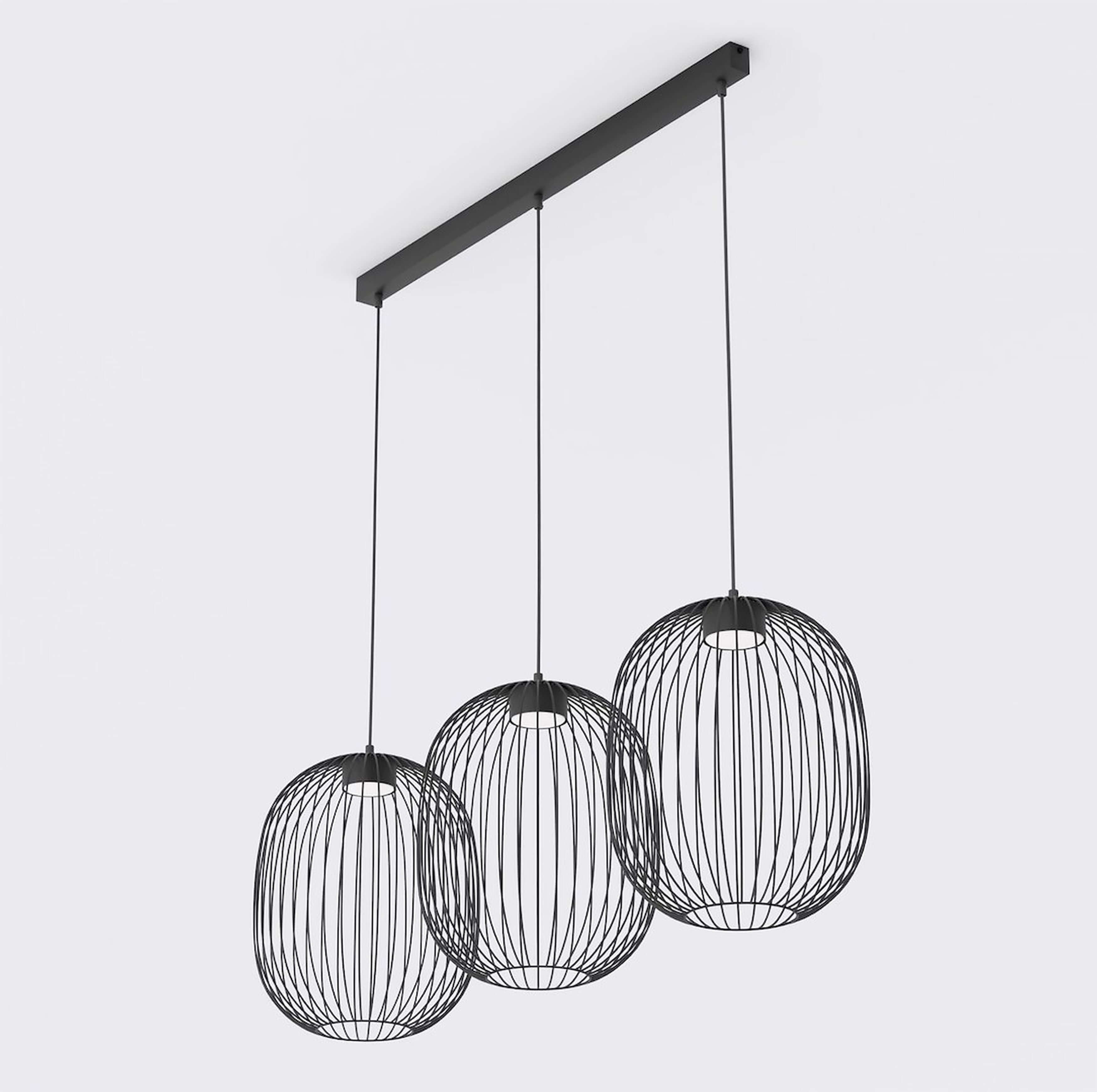 Emibig Mantra lampa wisząca 3x10 W black 1699/3