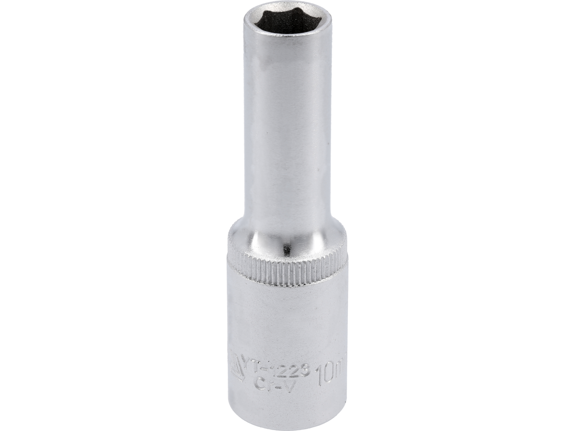 Nasadka długa sześciokątna YATO 10mm 1/2 cala chromowana CrV YT-1223