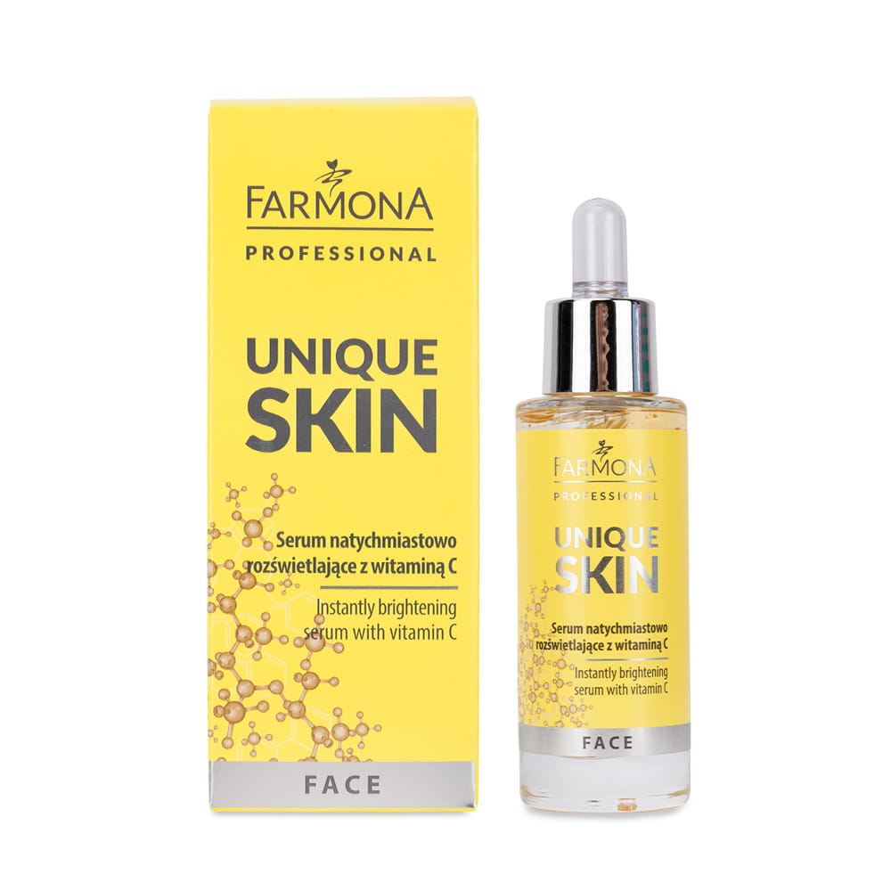Serum do twarzy rozświetlające z witaminą C Farmona Unique Skin 30 ml