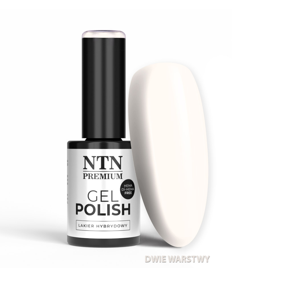Lakier hybrydowy LED/UV Gel Polish Whites Nr 472 Limited Edition NTN Premium HEMA/Di-HEMA Free 5g