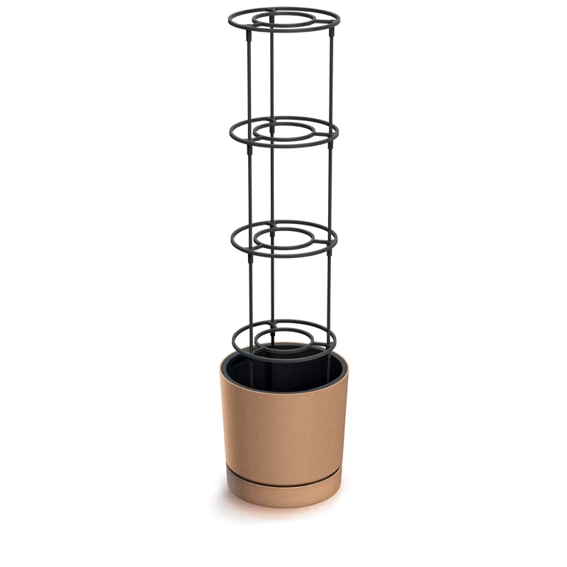 Donica do uprawy pomidorów i roślin pnących ze stelażem – 14,5 L Natural Eco