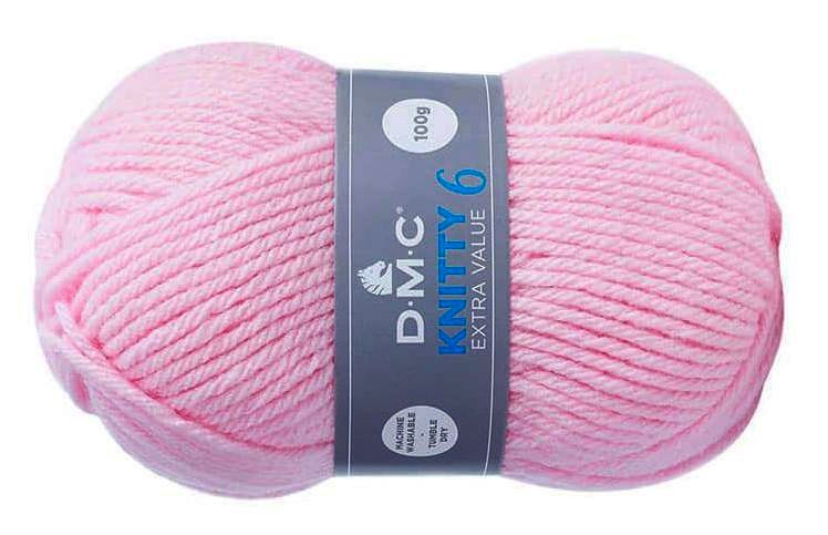 włóczka DMC KNITTY 6 kol. 958 / jasny róż