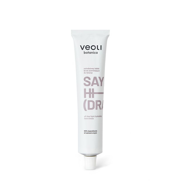 Veoli Botanica SAY HI(DRATION) Całodzienny lekki krem nawilżający do twarzy, 75 ml