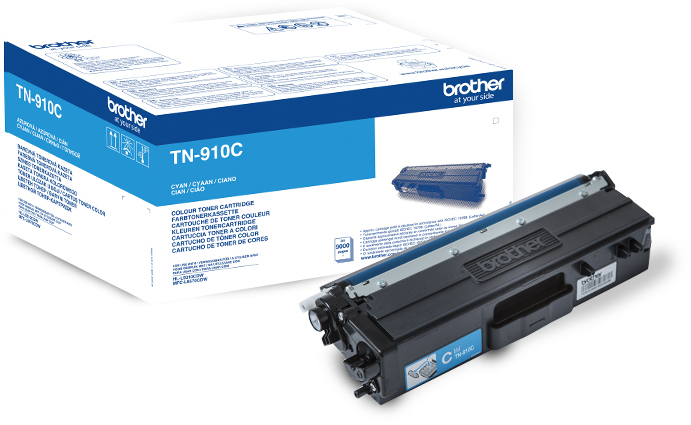Brother TN910C toner oryginalny 9000 stron cyan