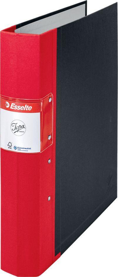 Segregator A4 Esselte Jopa, z mechanizmem szwedzkim, 60mm, czerwony