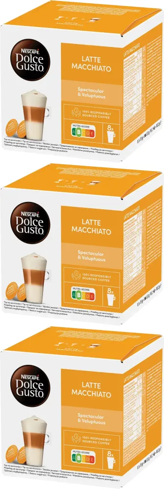 Nescafé Dolce Gusto Latte Macchiato – kapsułki do ekspresu, 16 szt.