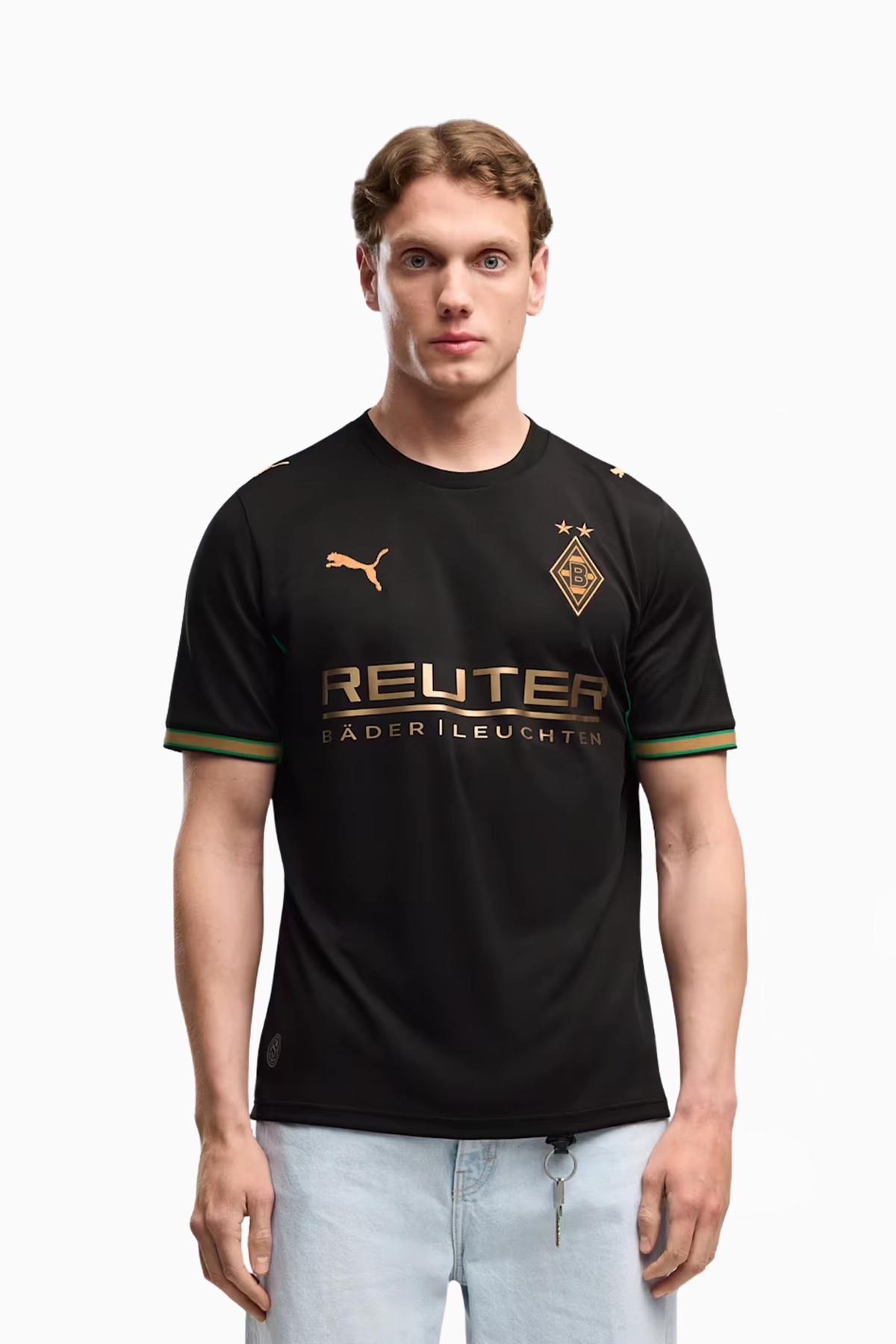 Koszulka Puma Borussia Mönchengladbach 26/27 Wyjazdowa Replica - Czarny