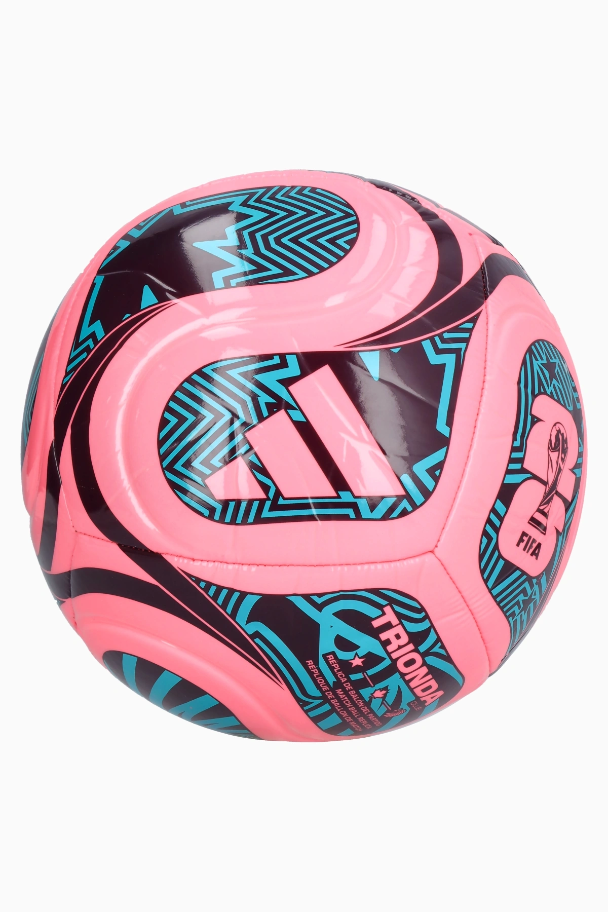 Piłka adidas Trionda World Cup 2026 Club rozmiar 4 - Różowy