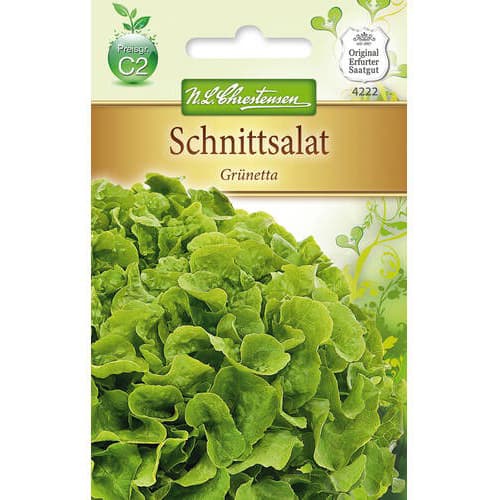 1 szt, Schnittsalat Grunetta - Samen: Ilość w opakowaniu: 1 Stück