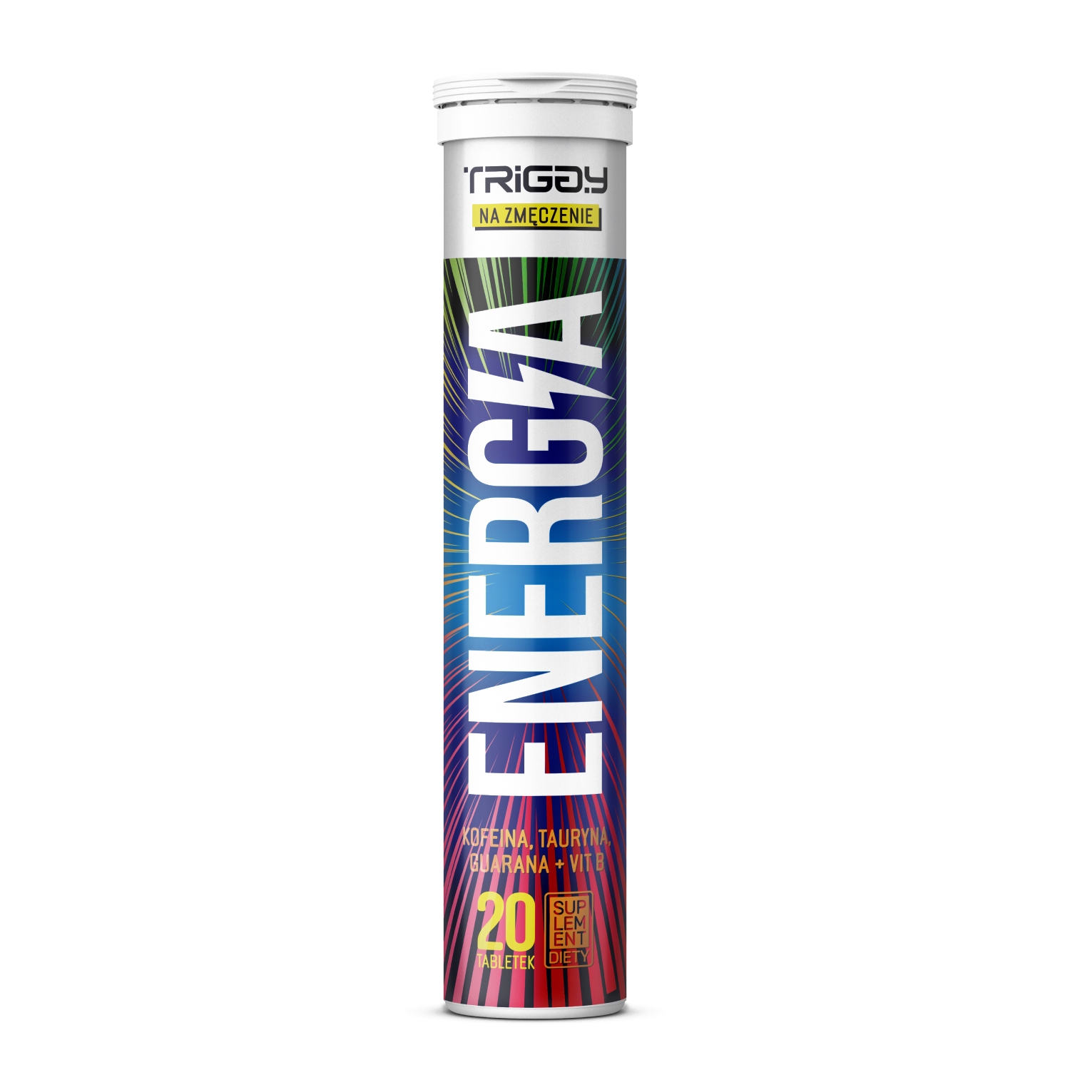Triggy energia, tabletki musujące o smaku energy drink, 20 sztuk