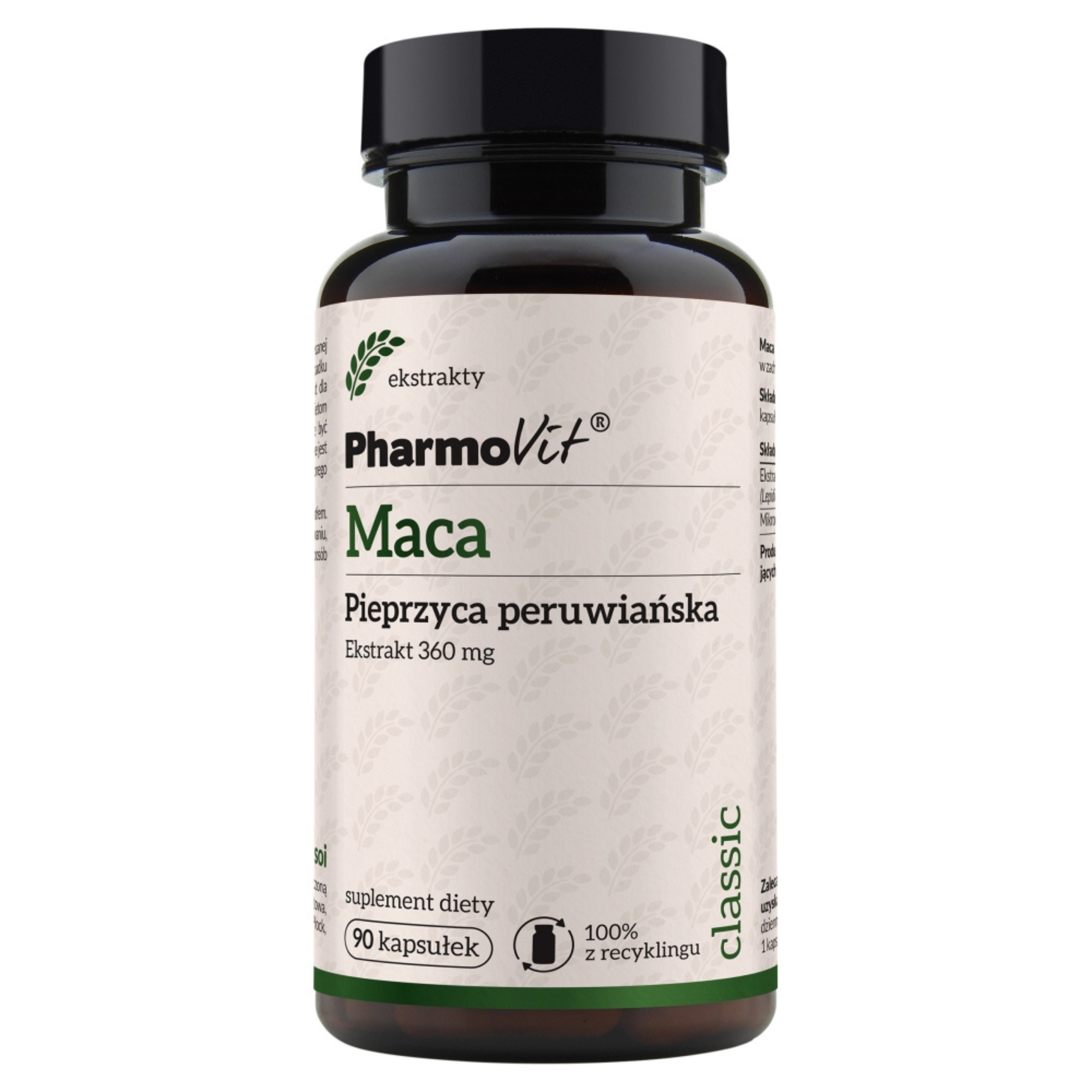 Pharmovit maca, pieprzyca peruwiańska, 90 kapsułek
