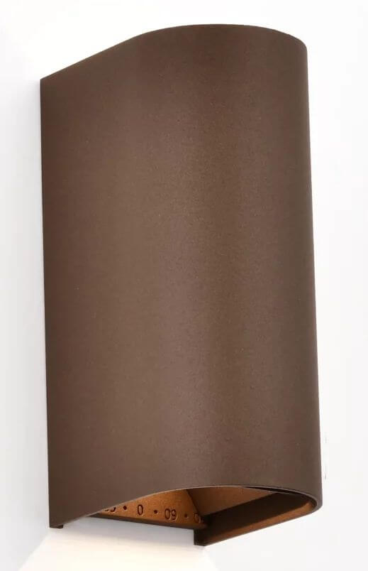 MaxLight Badia kinkiet zewnętrzny 1x12 W brązowy W0470