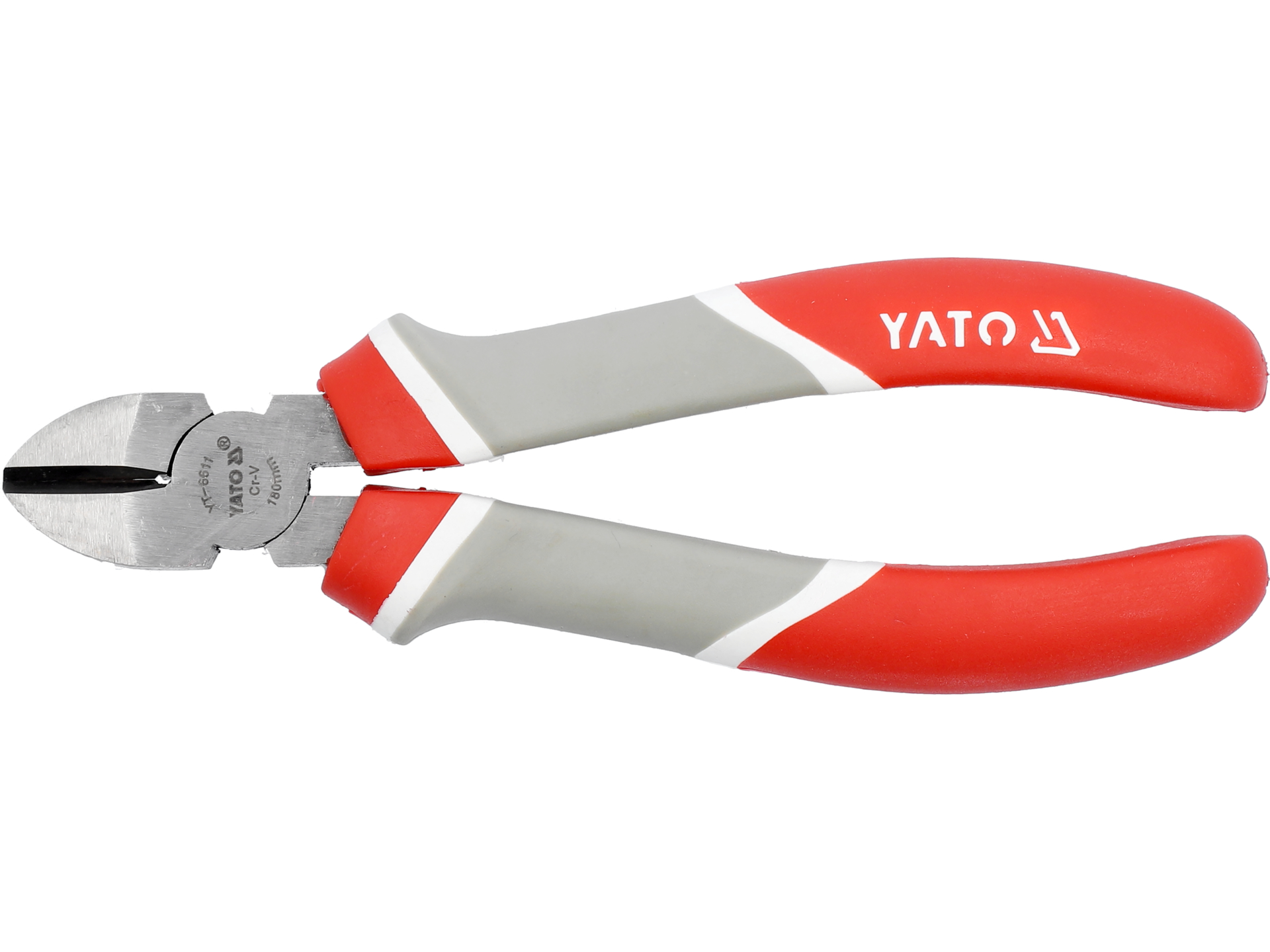 Szczypce tnące boczne YATO 180mm do kabli przewodów hartowane szczęki YT-6611