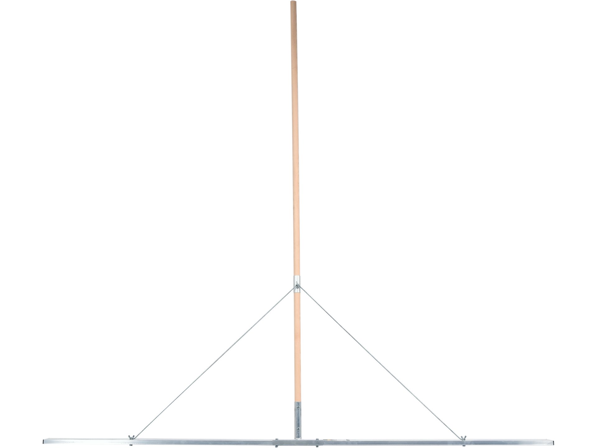 Zgarniacz brukarski listwowy VOREL 200cm łata do podsypki aluminiowy 35030