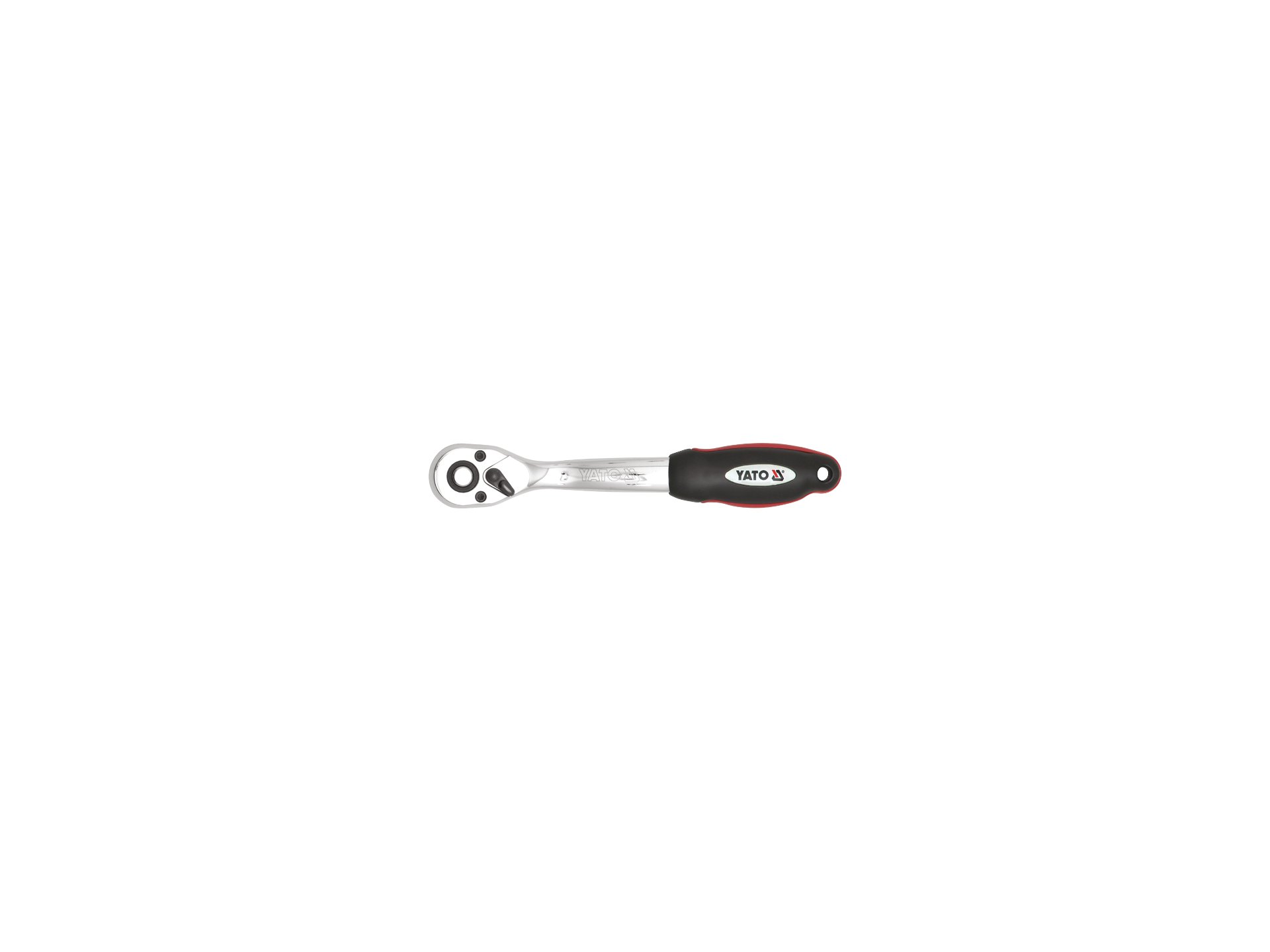Grzechotka do nasadek YATO wygięta 1/2 cala 72 zęby 250mm CrV YT-0318