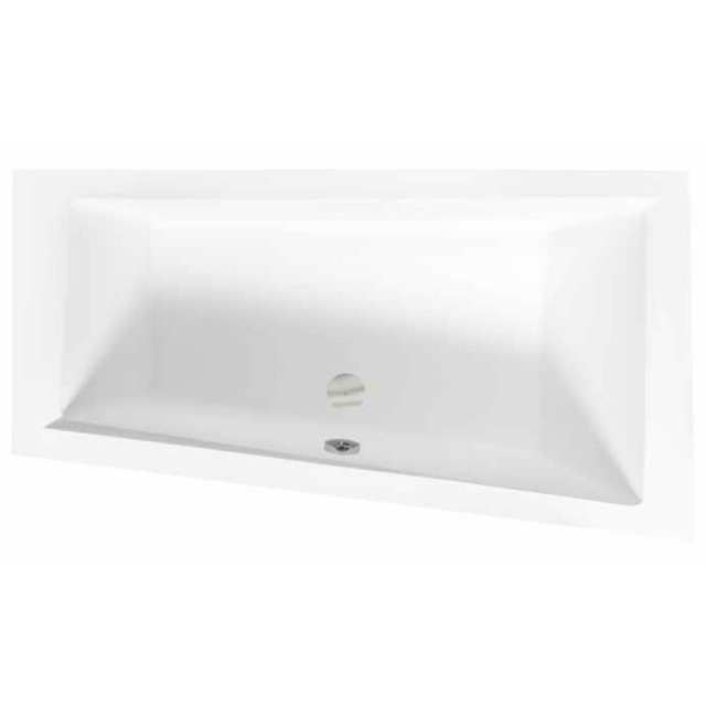 BESCO Wanna narożna INTIMA SLIM asymetryczna prawa 160x90 #WAIT-160-S