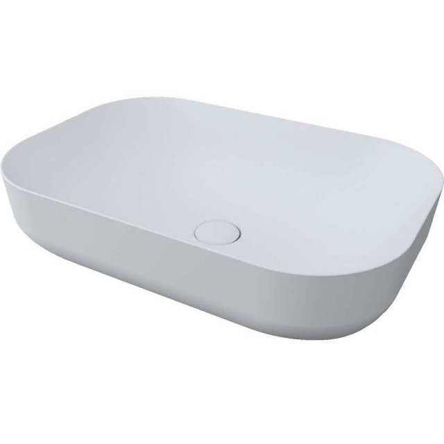 SDR CERAMICHE Umywalka nablatowa POOL 2 CELESTE 62x42 z korkiem C.K2