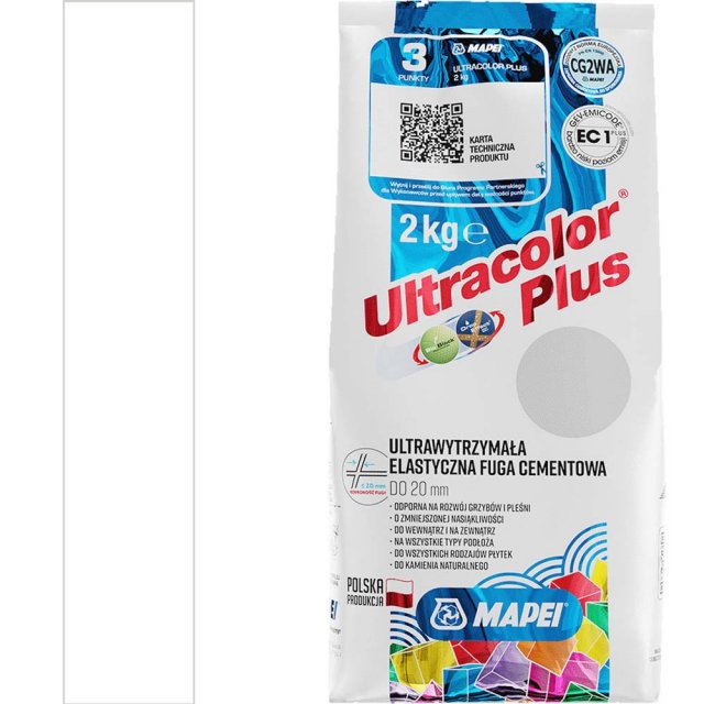 Fuga elastyczna MAPEI ULTRACOLOR PLUS 100 2 kg