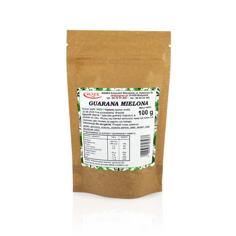 Guarana mielona 100g