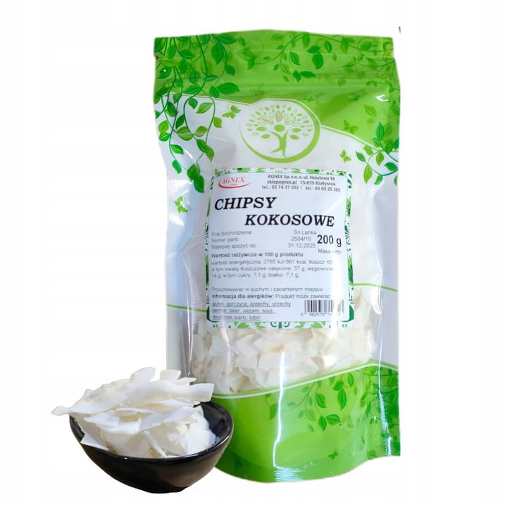 Chipsy kokosowe 200g