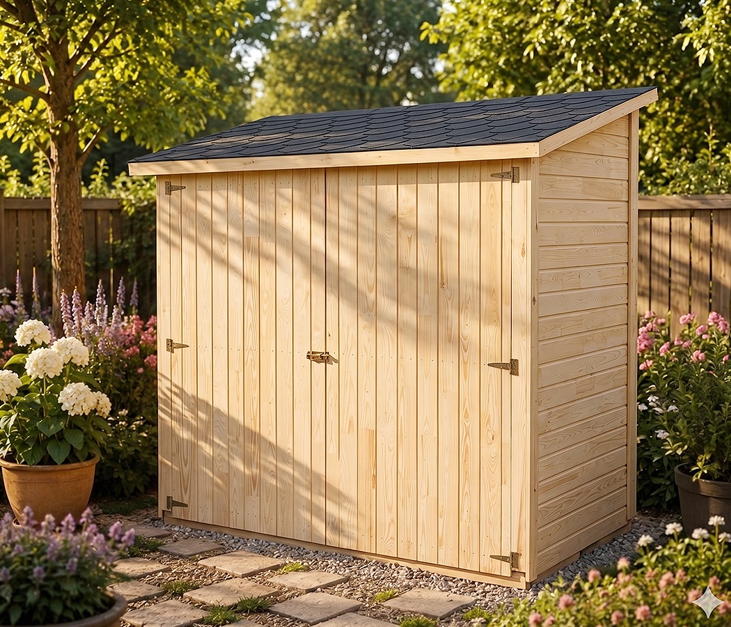 Domek Bolonia 200 x 100 cm z podłogą ogrodowy narzędziowy modułowy