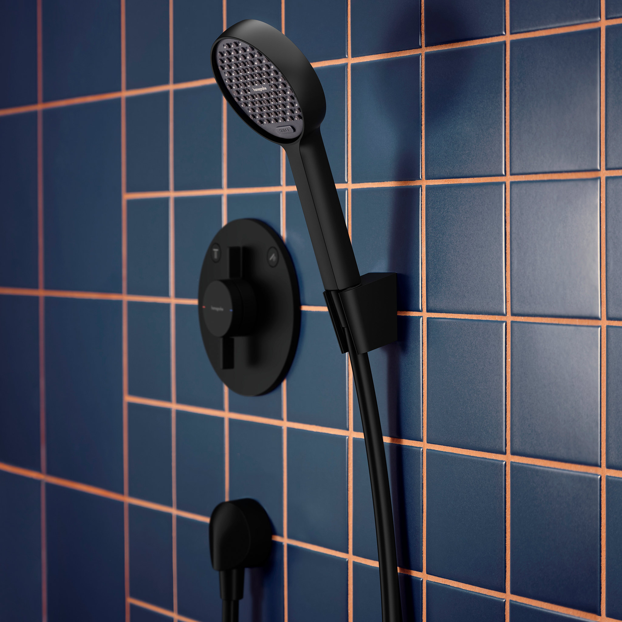 Darmowa Dostawa - Słuchawka prysznicowa czarna Hansgrohe Activera Select S 28034670