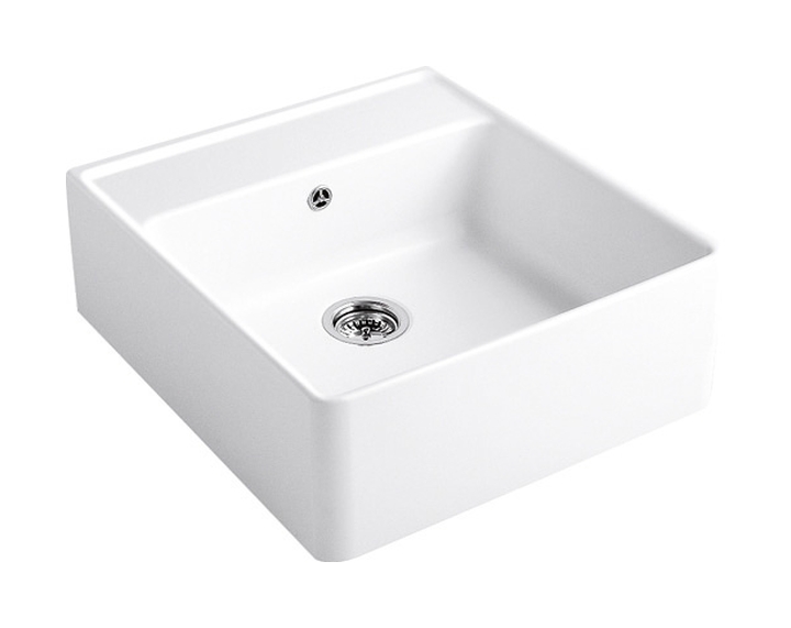 Darmowa Dostawa - Zlewozmywak ceramiczny 63x59.5 cm biały Villeroy & Boch Single-Bowl Sink 632061R1