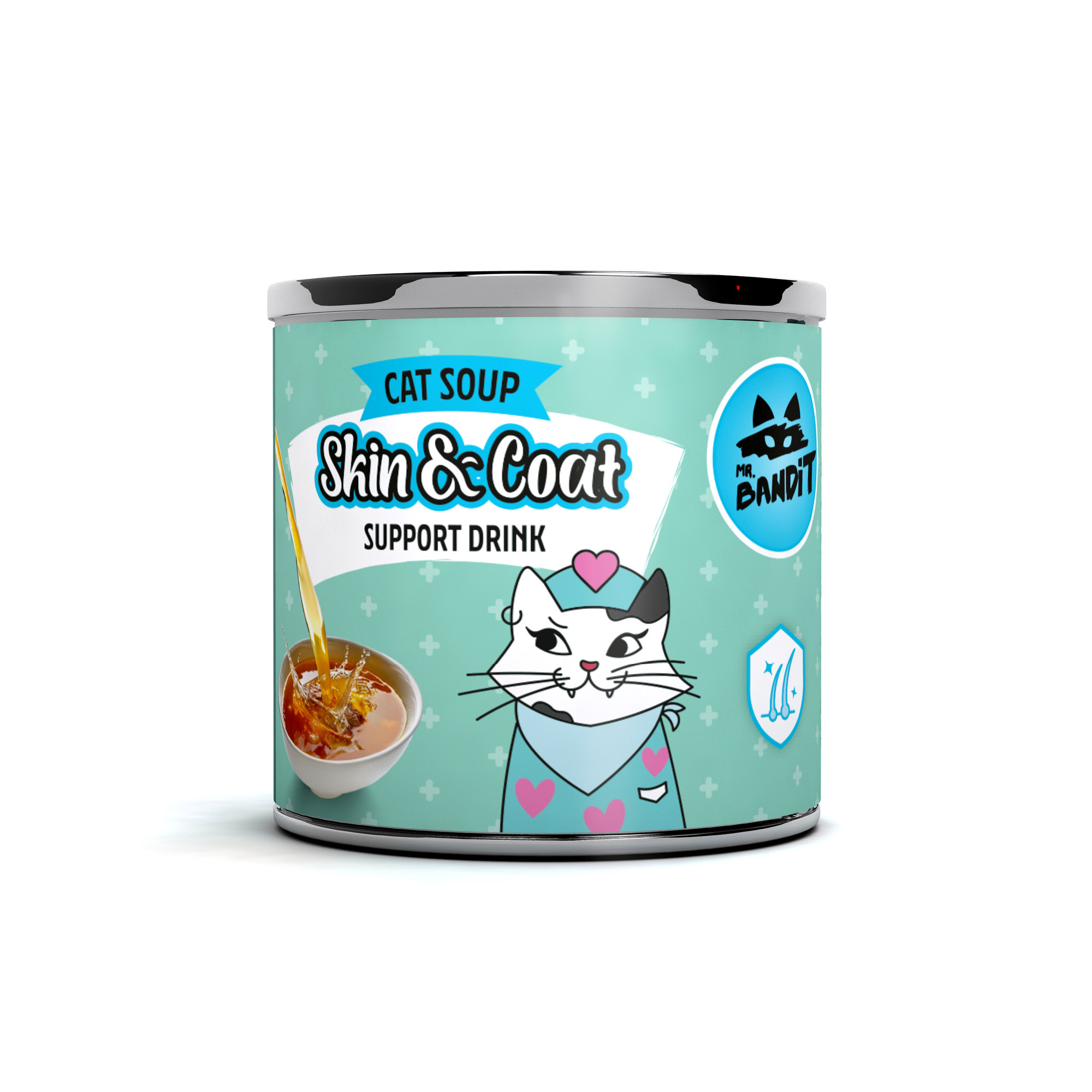 MR. BANDIT TUNA SKIN & COAT SUPPORT DRINK FOR CATS - napój funkcjonalny z tuńczykiem dla kota na skórę i sierść