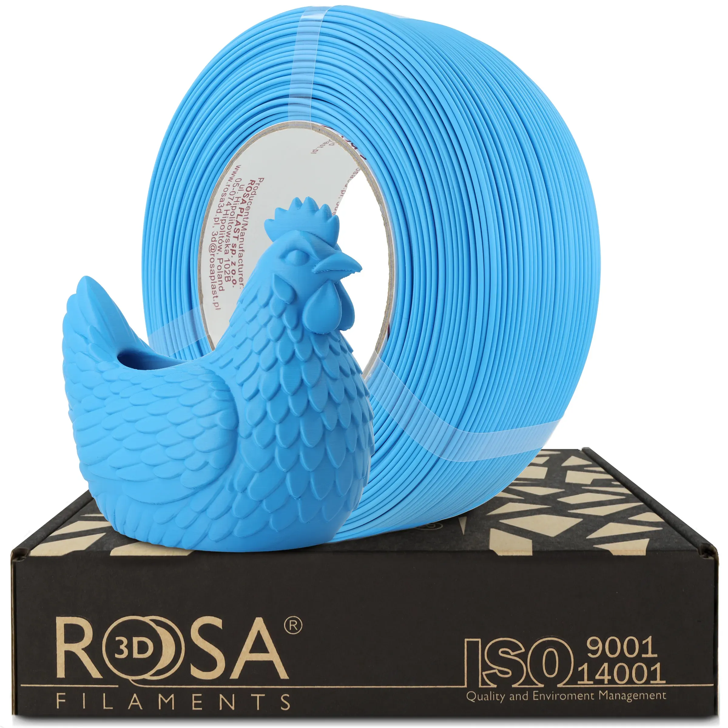 FILAMENT 3D ReFill PLA Speed Matt Clear Blue (Refill 1kg / 1.75mm)