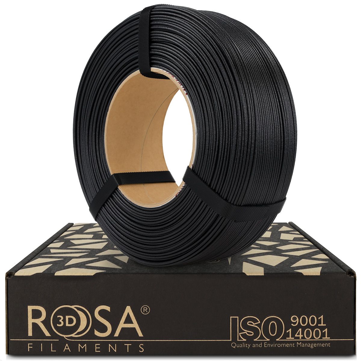 FILAMENT 3D ReFill PCTG+10GF Black (Refill 1kg / 1.75mm)