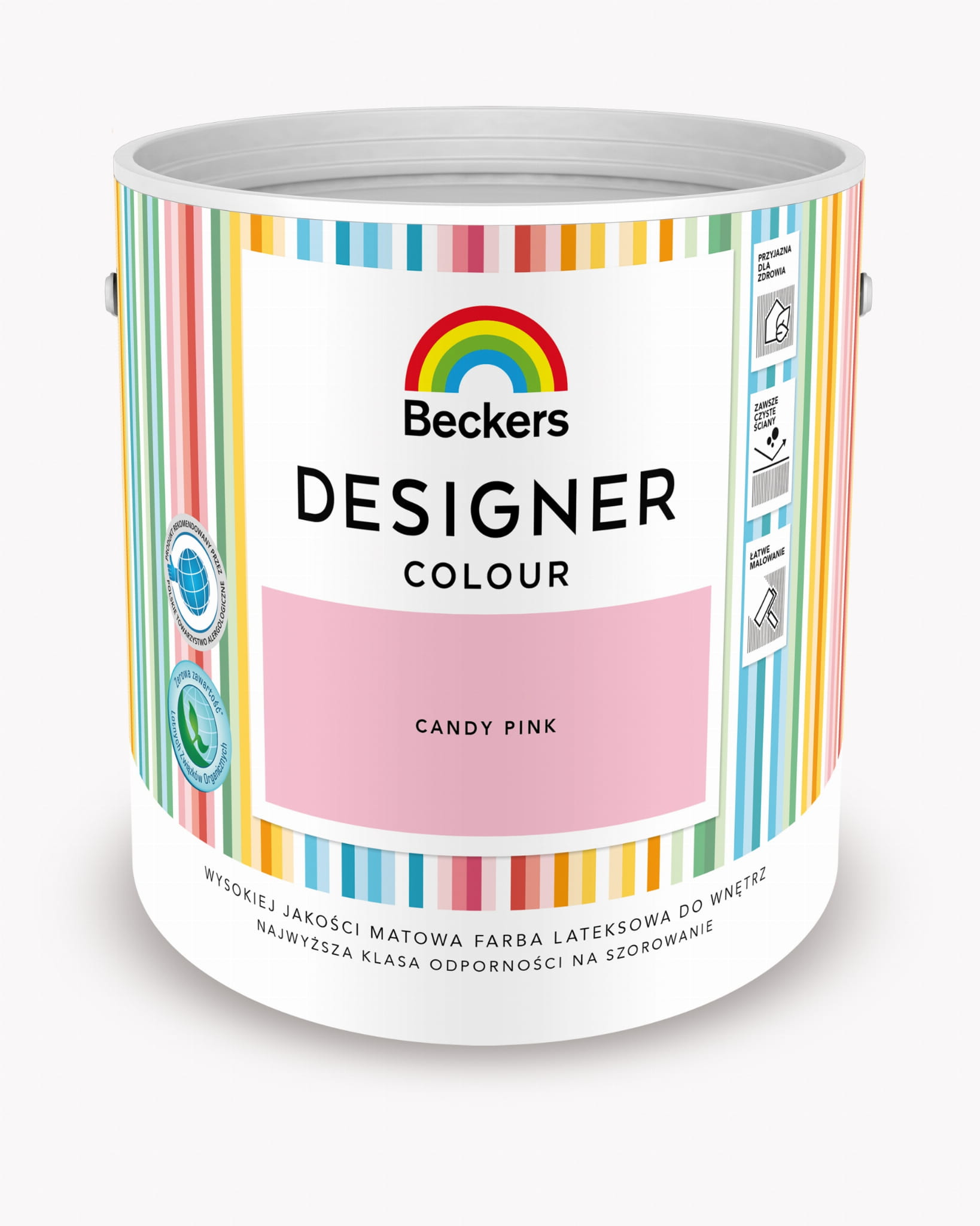 FARBA LATEKSOWA BECKERS DESIGNER CANDY PINK 2,5 L