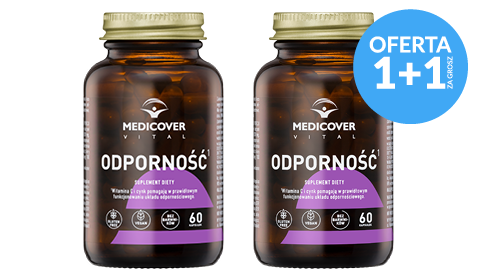 Medicover Vital Odporność 1+1 – Zestaw 2 szt., Cynk i Witaminy
