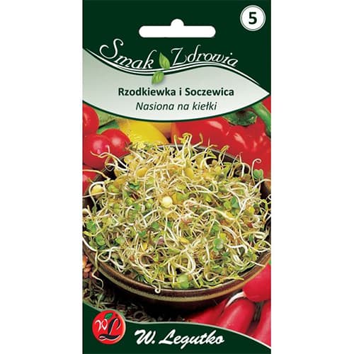 30 g, Semena na klíčky - ředkvička a čočka - : Monžstvo balíkov: 30 g