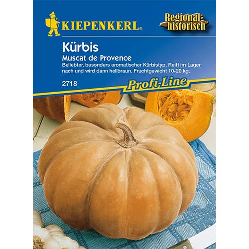 1 szt, Kürbis Muscat de Provence Kiepenkerl - Samen: Ilość w opakowaniu: 1 Stück
