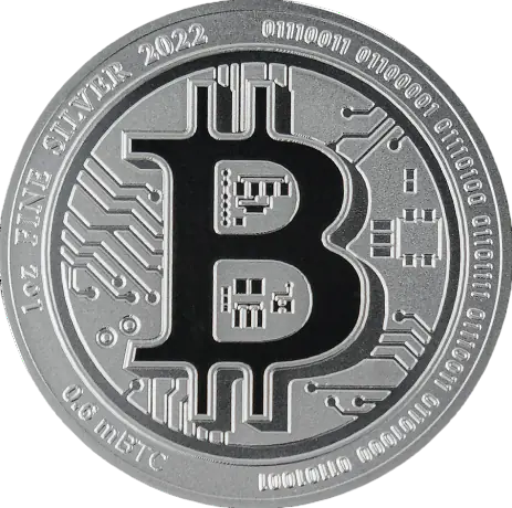 Srebrna moneta Bitcoin 1 uncja - wysyłka 24 h! - Mennica Skarbowa