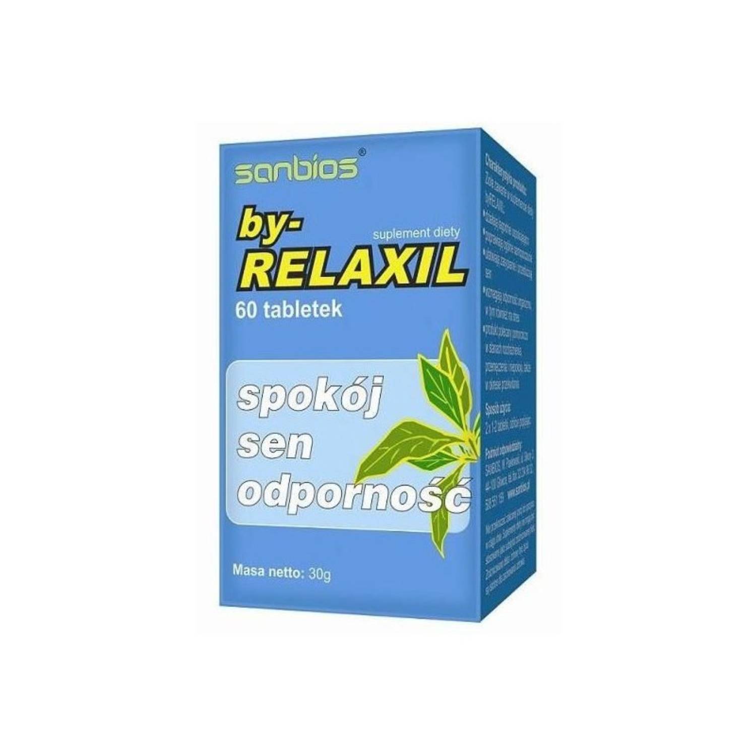 Sanbios by-relaxil, 60 tabletek