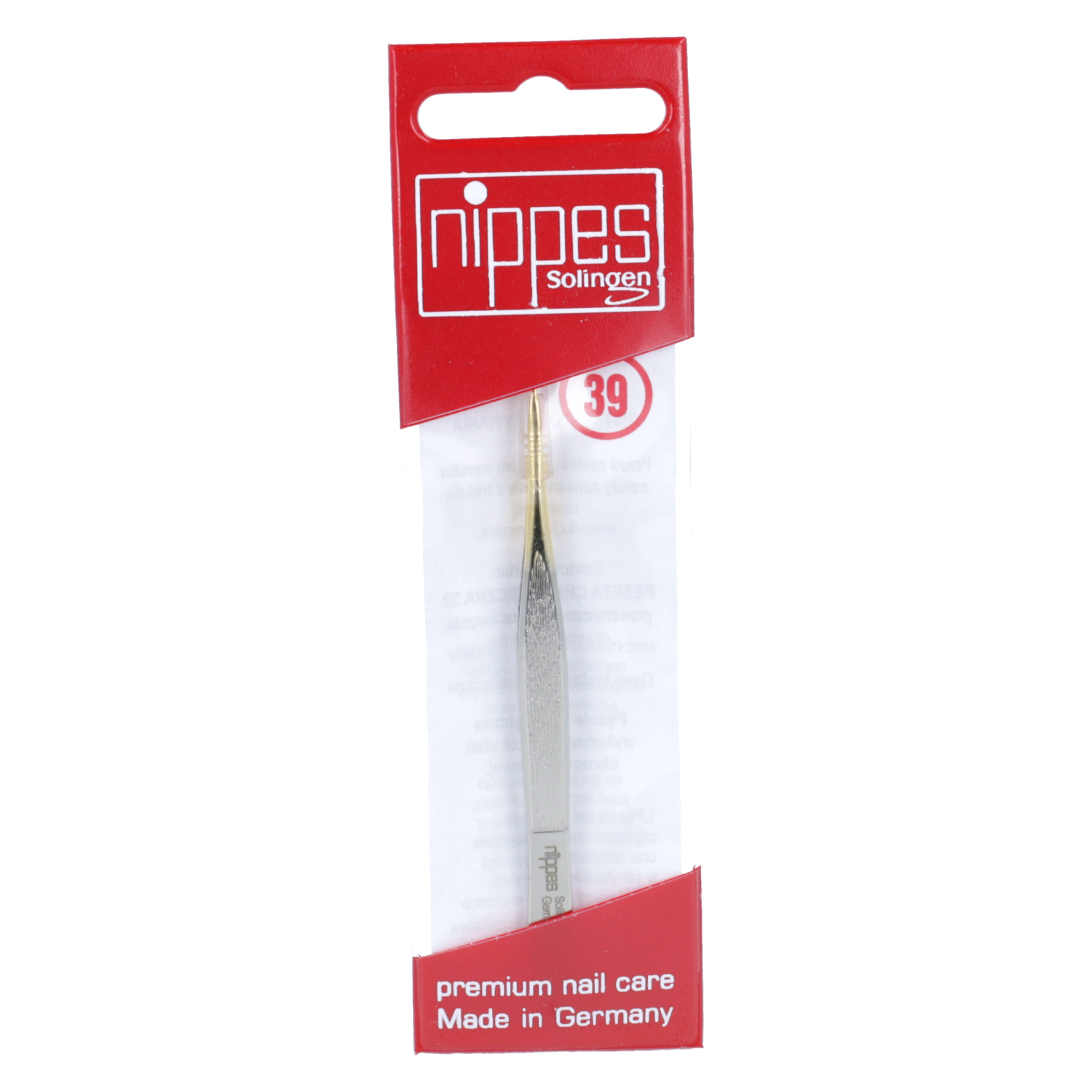 Domis - nippes, pęseta chirurgiczna szpic, nr 39, 1 sztuka