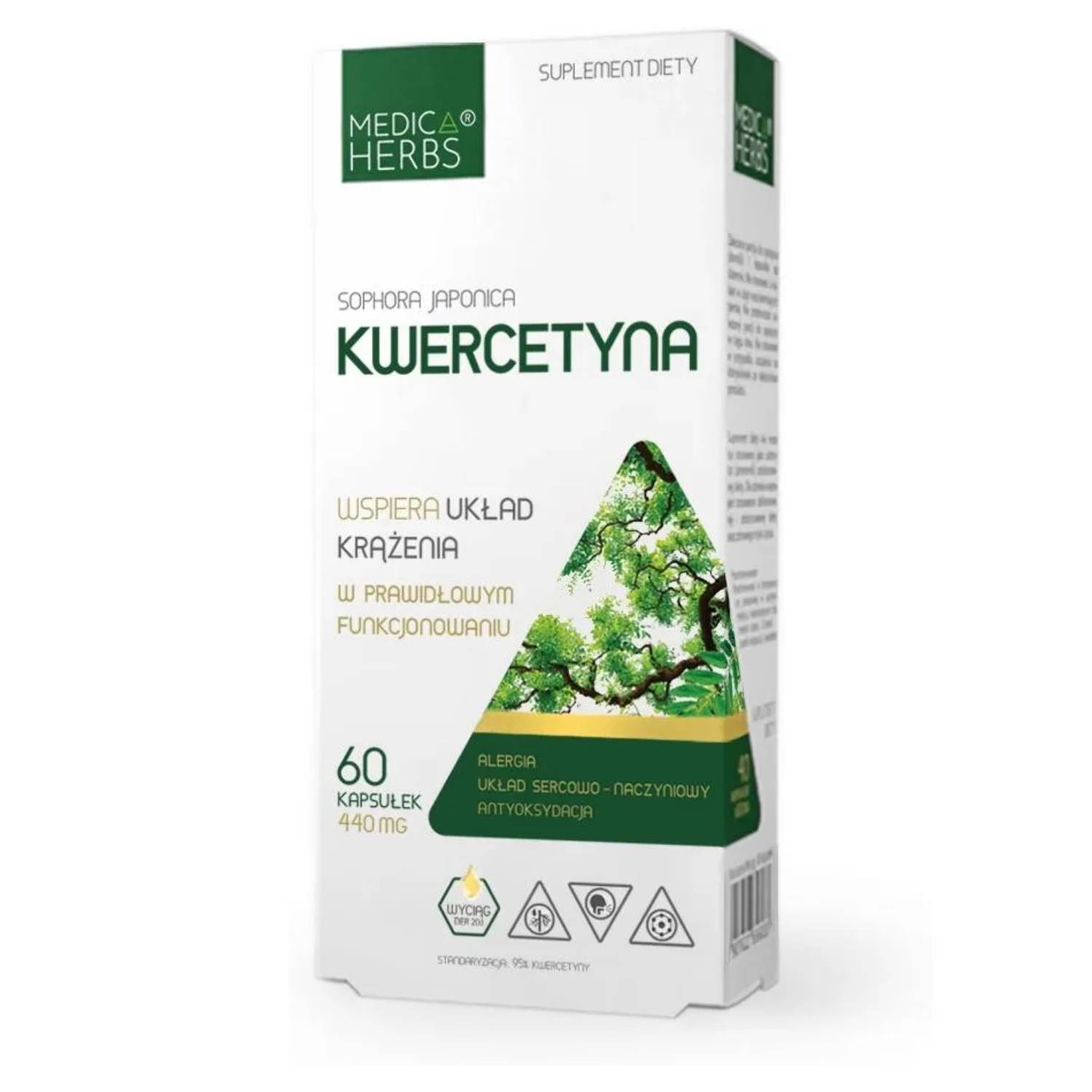 Medica herbs kwercetyna, 60 kapsułek