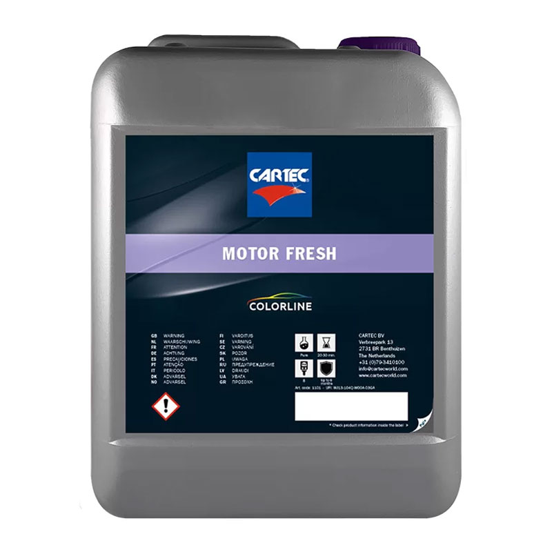Cartec Motor Fresh 5L - odświeża plastiki i elementy gumowe w komorze silnika