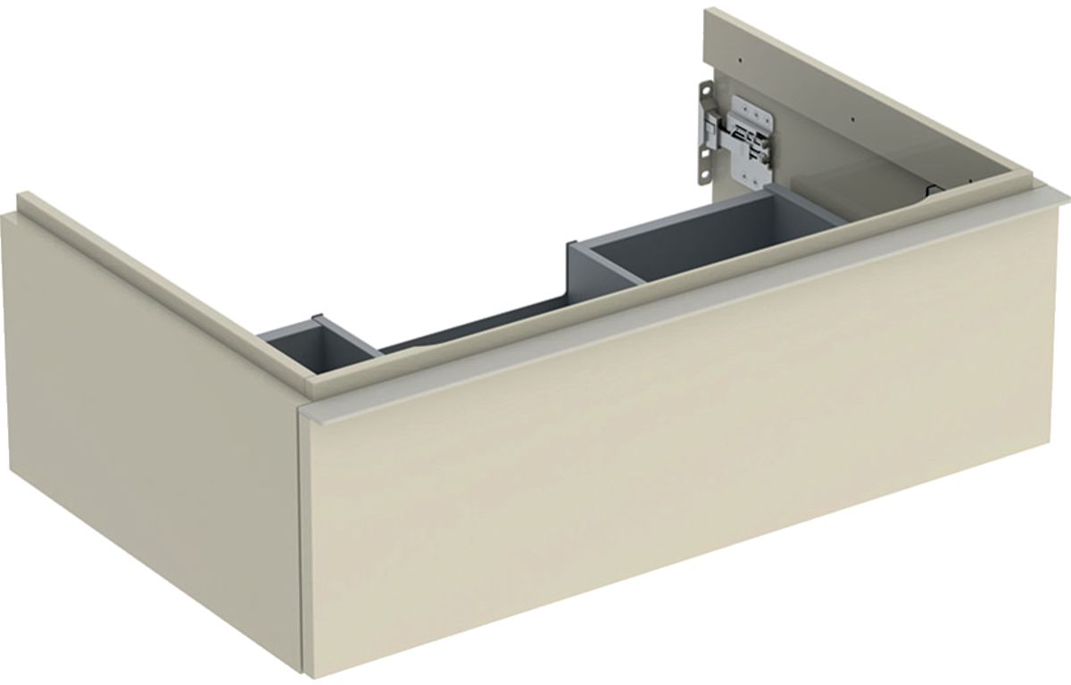 Geberit iCon szafka 74 cm podumywalkowa wisząca szary piaskowy połysk/szary piaskowy mat 502.311.JL.1