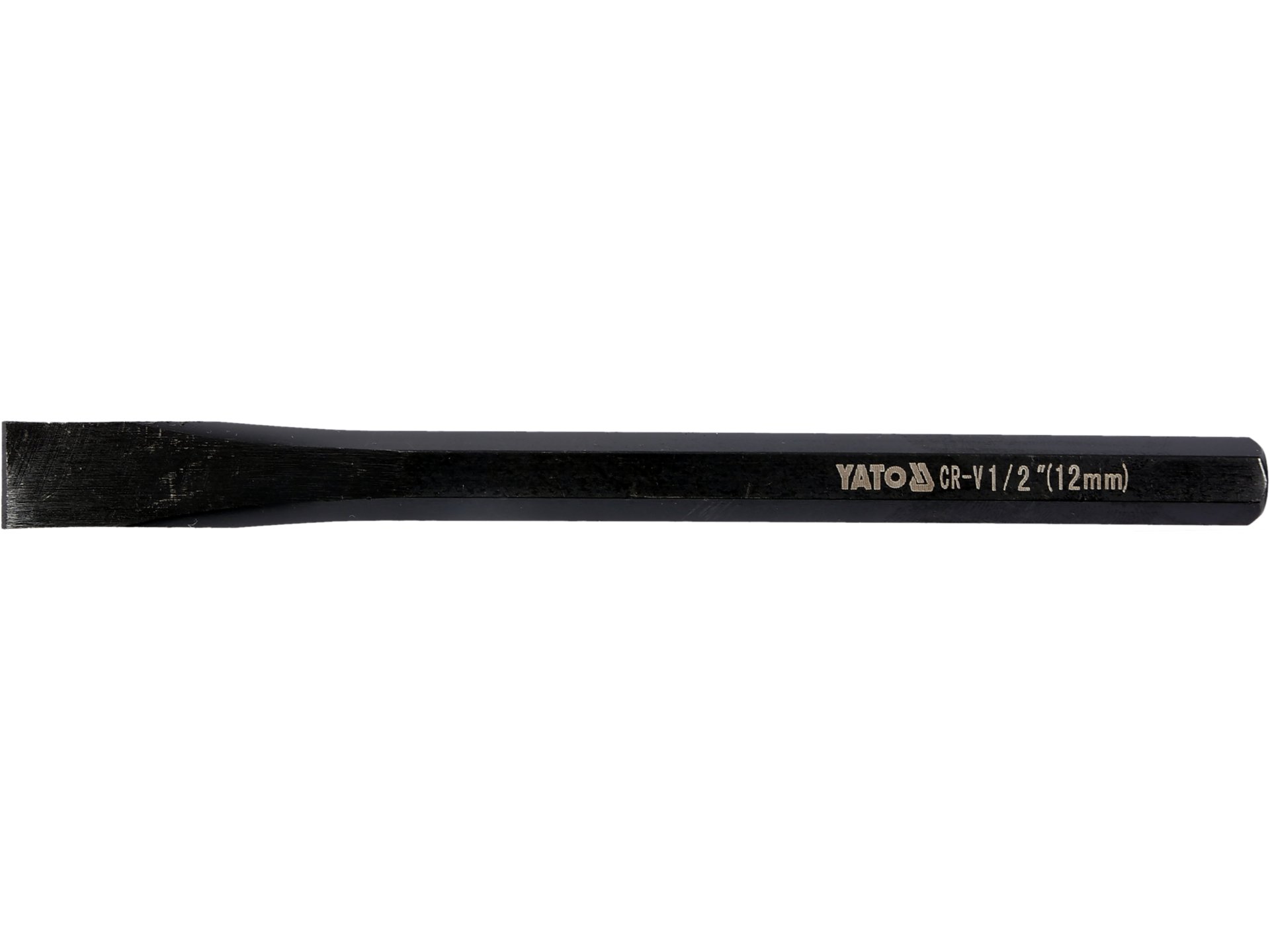 Przecinak ślusarski YATO 12.5x152mm płaski do metalu stal CrV hartowany YT-47148