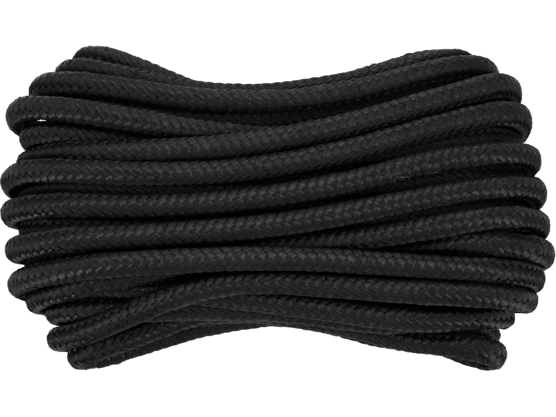 Lina pleciona czarna PP motek 14mm 20m VOREL 69483
