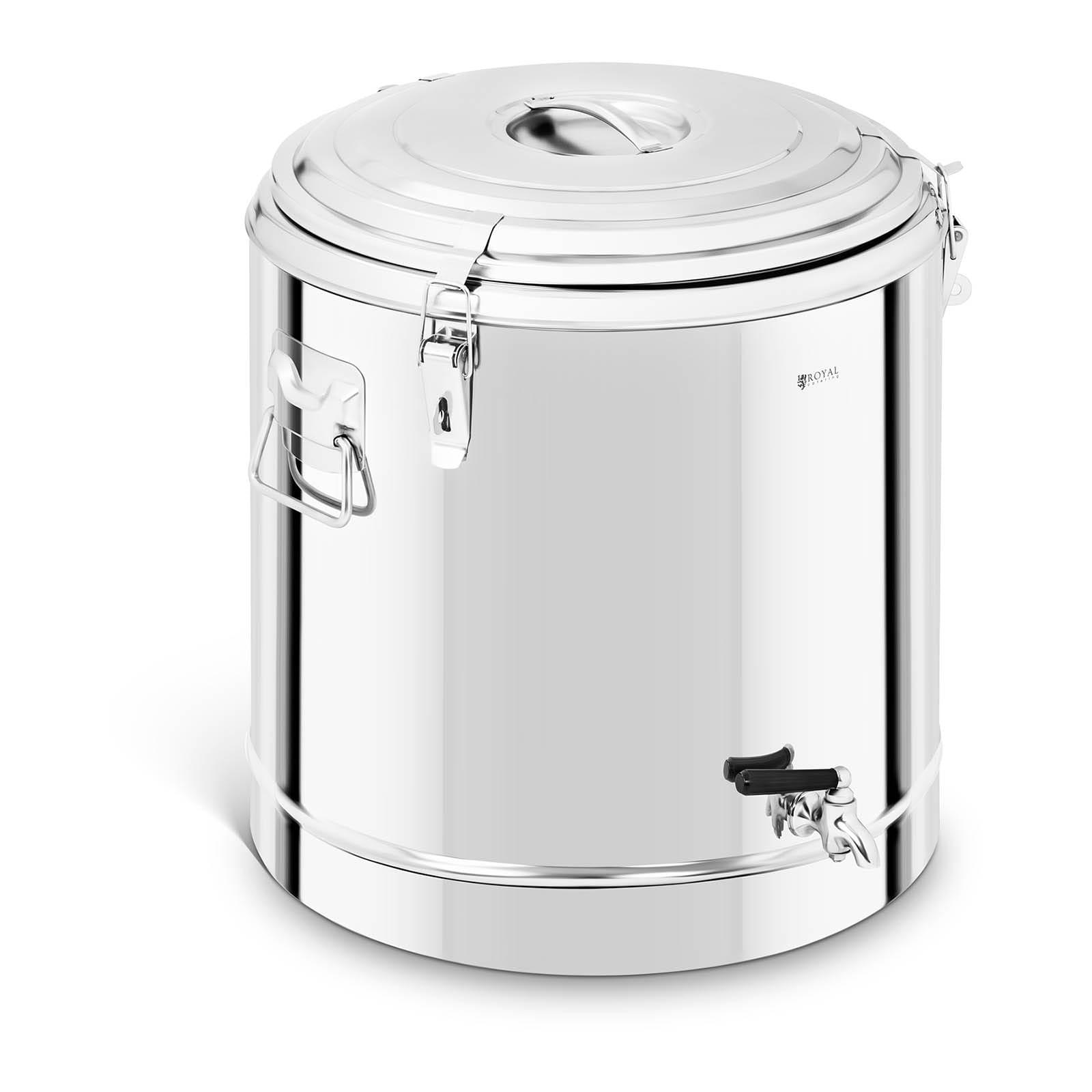Termos gastronomiczny z kranikiem 50L, podwójne ścianki